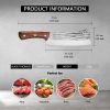 Kegani Meat Cleaver Knife - Heavy Duty Bone Chopper - 1.4 Lbs Butcher Knife Bone Knife - High Carbon Steel Butcher Knife For Meat Cutting, Bone Cuttin