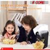 5 Core Hot Air Popcorn Popper 1200W Electric Popcorn Machine Kernel Corn Maker, Bpa Free, 16 Cups, 95% Popping Rate, 3 Minutes Fast, No Oil Healthy Sn