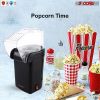 5 Core Hot Air Popcorn Popper 1200W Electric Popcorn Machine Kernel Corn Maker, Bpa Free, 16 Cups, 95% Popping Rate, 3 Minutes Fast, No Oil Healthy Sn