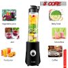 5 Core 20 oz Blender 160W 600ml Electric Powerful for Shakes and Smoothies Kitchen top Personal Food Processor with Portable Sports Bottle Single Blen