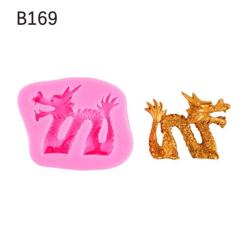 Chinese Dragon Fondant Cake Decoration Silicone Mold