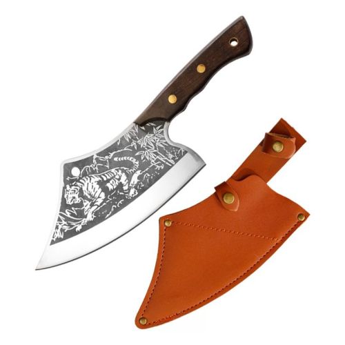 Chef Knife With Tiger Pattern