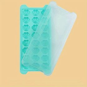 1pc Soft Bottom Cat Paw Ice Tray Mold - Homemade Ice Cube Box for Kitchen Refrigerator - Perfect for Making Delicious Ice Cream and Cocktails (Color: Green, Quantity: 1PC)