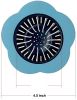 Flower Shaped Kitchen Sink Strainer Floor Drainer Bathtub Cover Drain Tub Stopper Strainers for Floor Laundry Bathroom 4.5inch Diameter