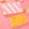 33 Grid Homemade Ice Ball Mold; Spherical Ice Maker In Refrigerator